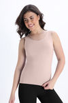 Zivame Knit Poly Padded Camisole - Sepia Rose — thumbnail 3